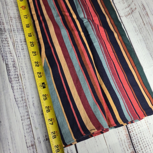 FARM RIO Augustine Striped Wide Leg Linen blend Pants Anthropologie Size XS - Picture 9 of 16